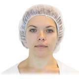MBC-1000/W Polypropylene Bouffant Cap, 24 in, White, 1000 per Case redirect to product page